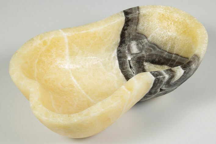 Banded Zebra Calcite Dish - Mexico #194188